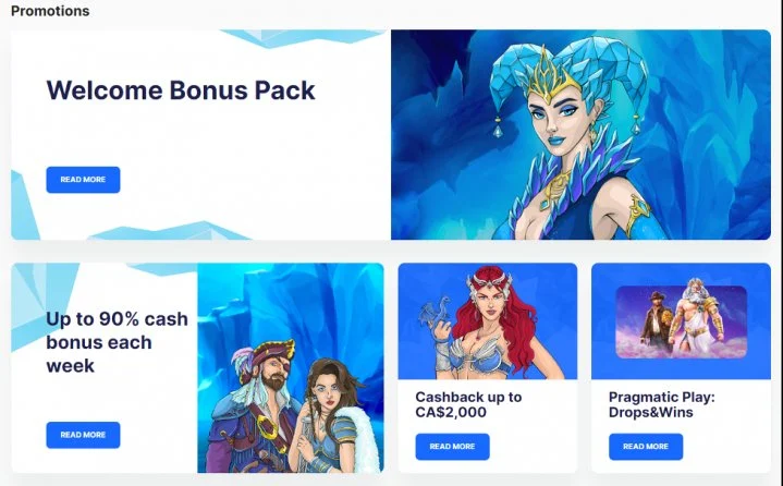 Ice Casino bonus